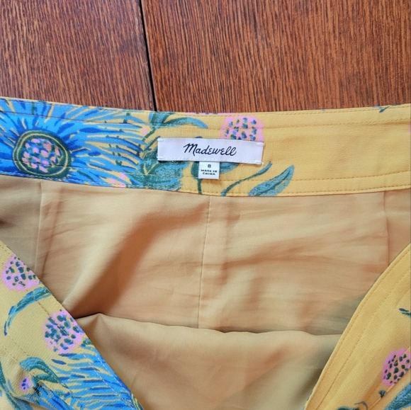 Like new! Madewell gorgeous silk skirt Sz M - Picture 3 of 5